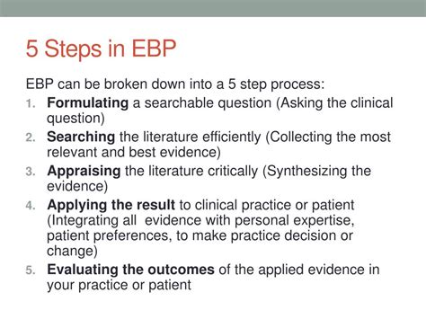Ppt Introduction To Evidence Based Medicine Powerpoint Presentation