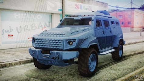 Serezhka86 21 jan 2018 в 00:09. GTA 5 HVY Insurgent Van IVF for GTA San Andreas