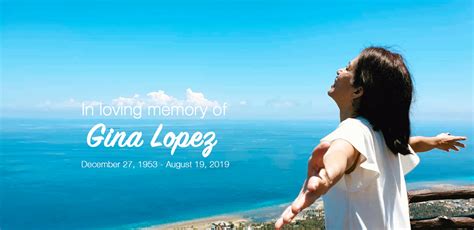 Ex Denr Secretary Gina Lopez Dies At 65 Philippines Report