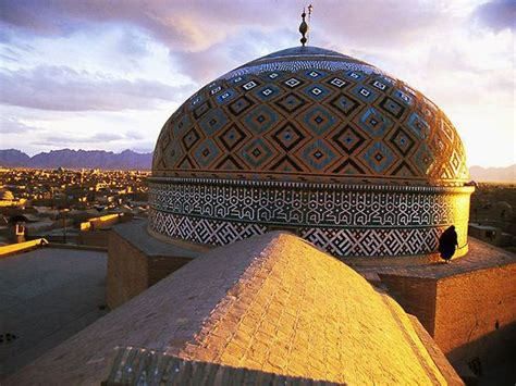 معماری بی نظیر گنبد مسجد جامع یزدعکس ثریانت