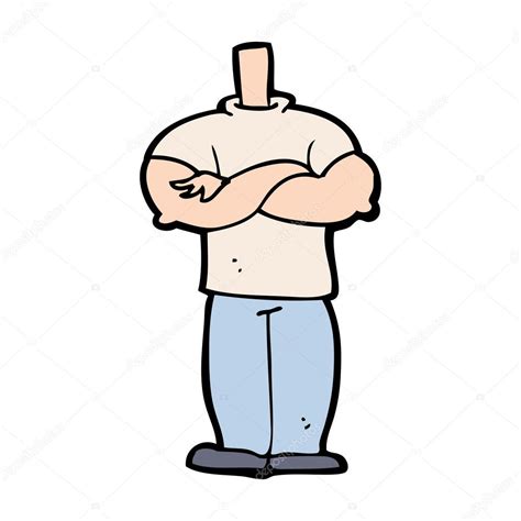 Cartoon Body With Folded Arms Mix And Match Cartoons Or Add Own Stock
