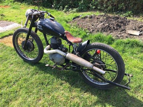 1951 Francis Barnett Falcon Based Rat Bobber British Motorcycles