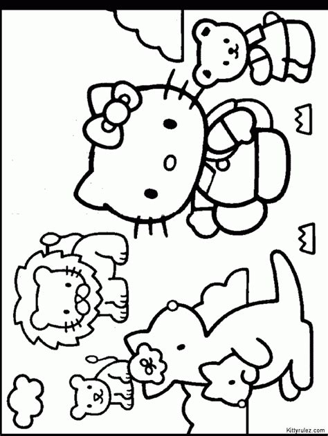 Kitty Drawing Colouring Pages (page 2) - Coloring Home