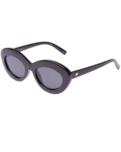 Le Specs Fluxus Sunglasses In Black Save 41 Lyst