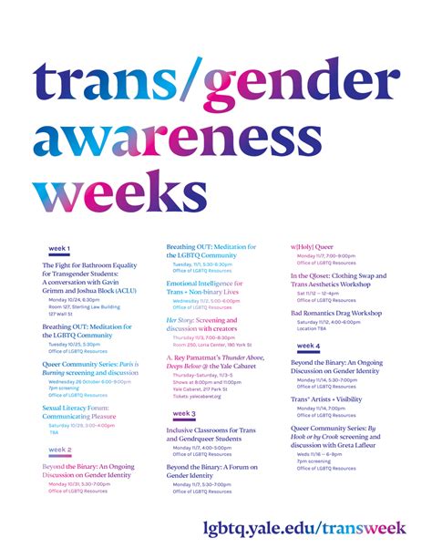 Transgender Awareness Weeks 2016 Lesbian Gay Bisexual And