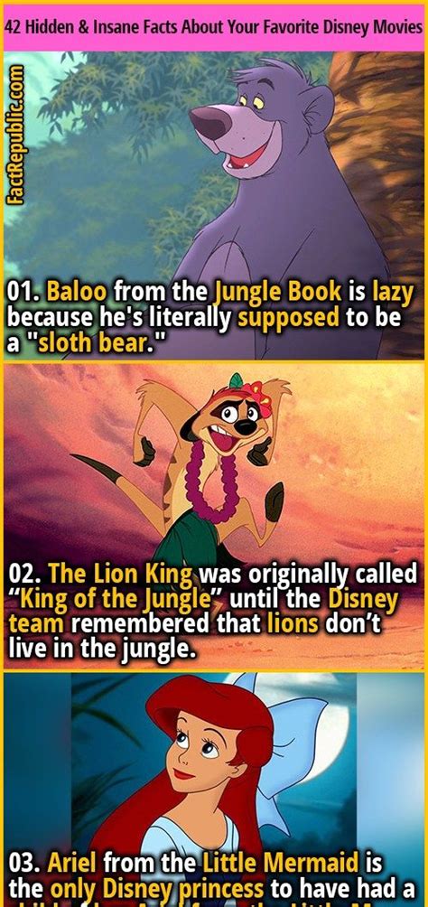 42 Completely Hidden And Insane Facts About Your Favorite Disney Movies Fact Republic Disney