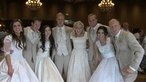 Four weddings and a funeral (1994). St. George siblings celebrate 4 weddings at once | KSL.com