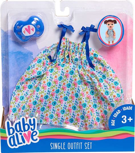 Babie Alive Alive Single Outfit Set Dress Multi Color