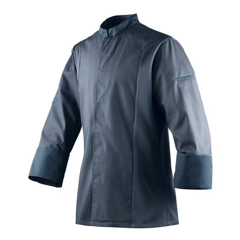 Veste De Cuisine Slim Manches Longues Nid D Abeille Robur Siaka