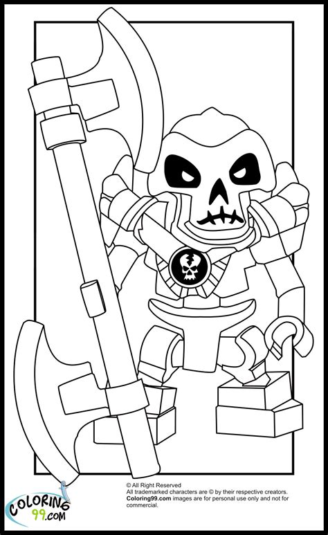 LEGO Ninjago Skulkin Coloring Pages | Minister Coloring