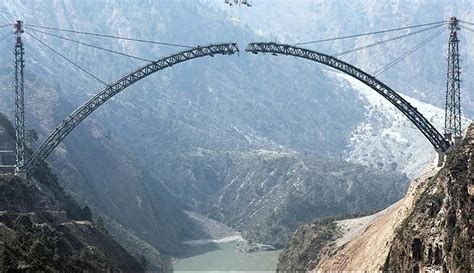 Worlds Highest Railway Bridge Completes Construction Milestone India