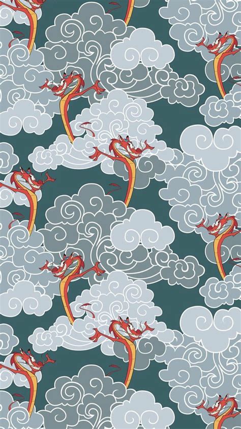 P Free Download Mushu Clouds Disney Mulan Mushy Warrior HD Phone Wallpaper Peakpx