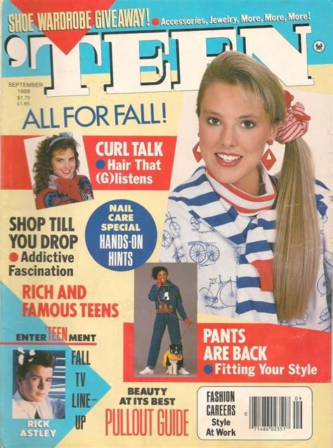 teen magazine september 1988 i totally remember this issue old magazines vintage magazines