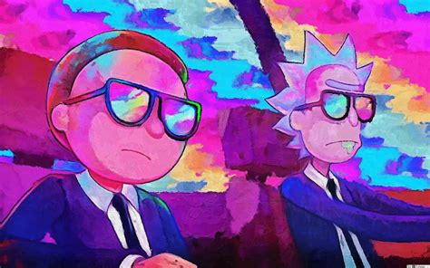 Rick And Morty Smoking Wallpaper