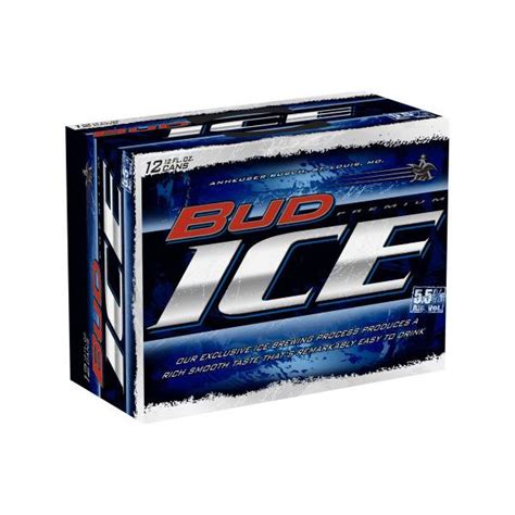 Bud Ice Beer 12 Pack 12 Fl Oz Cans Frostys Bottle Shop
