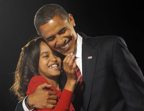 Barack Obama Cute Moments With Sasha And Malia Popsugar Celebrity