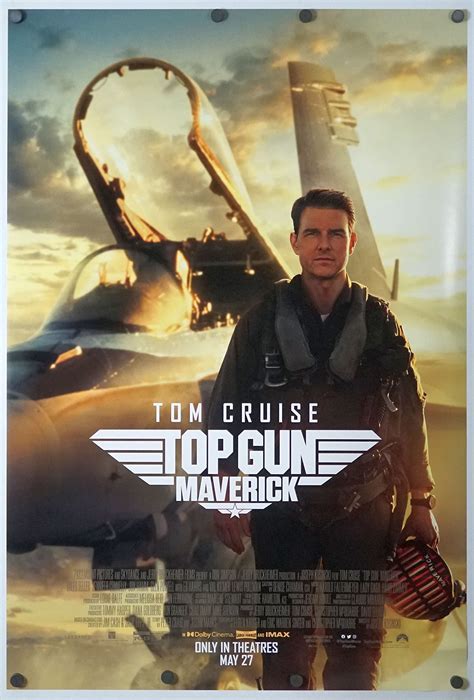 Buy Top Maverick Movie 2 Sided Original Final 27x40 Tom Cruise Online At Desertcartphilippines