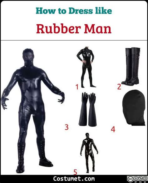 Rubber Man Costume For Cosplay And Halloween