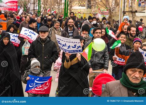 Annual Revolution Day In Esfahan Iran Editorial Photo Image Of
