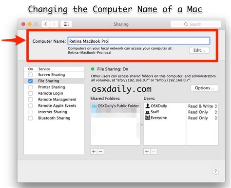 In the system properties window, select the computer name tab. Changing your Mac's Computer Name