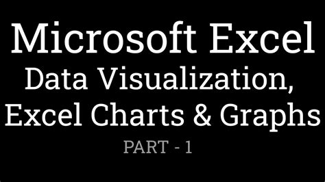 Microsoft Excel Data Visualization Excel Charts And Graphs Excel