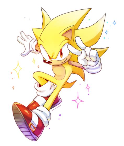 A Way Past Cool Pic Of Super Sonic By Drawloverlala Sonic The Hedgehog