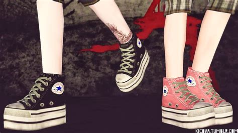 My Sims 3 Blog Pixicats Platform Converse Converted For Males By Kicova
