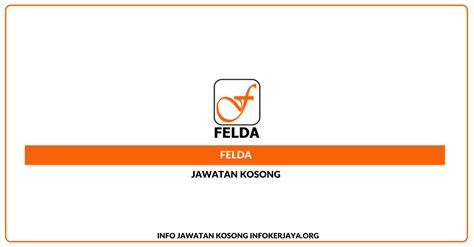Jawatan kosong kkm 2021 yang tersenarai adalah seperti berikut: Felda • Jawatan Kosong Terkini