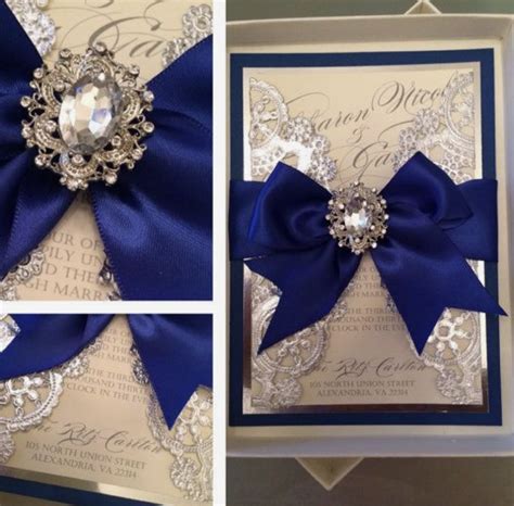 Your quinceañera invitation must have a picture of you — all done up and looking spectacular, of course! Pin by Rosalina on Dark Blue Quinceañera | Winter wedding invitations, Royal blue wedding ...