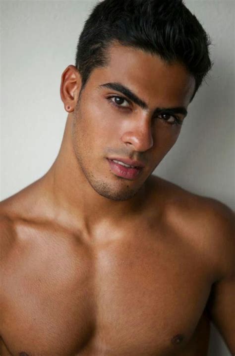 handsome latino man with captivating eyes