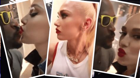 Whos The Guy Seen Kissing Gwen Stefani Behind The Scenes Of Her Vegas