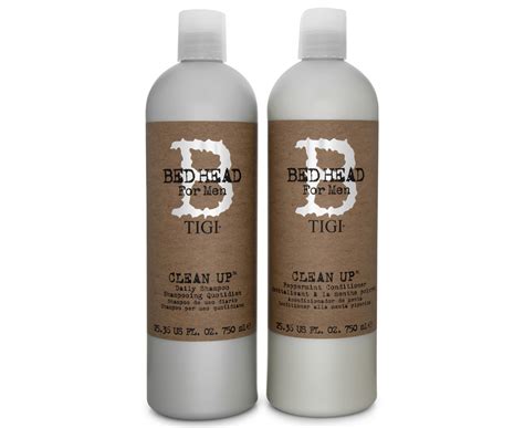 TIGI Bed Head For Men Clean Up Clean It Up Shampoo Conditioner 750mL