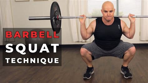 Barbell Squat Technique Youtube