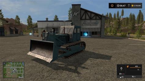 Bulldozer T 100 With A Blade V10 Farming Simulator 2017