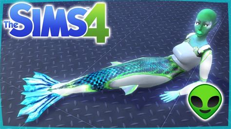 The Sims 4 Alien Mermaid 33 Cas Challenge Day 6 Alien Youtube