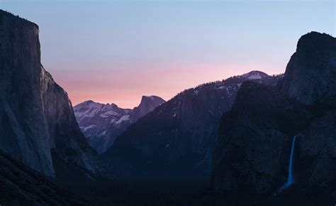Wallpaper Mountains Sunset Rock Nature Sunrise Yosemite National