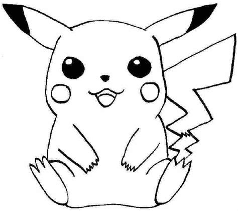 Coloring Pikachu Picture Pokemon 025