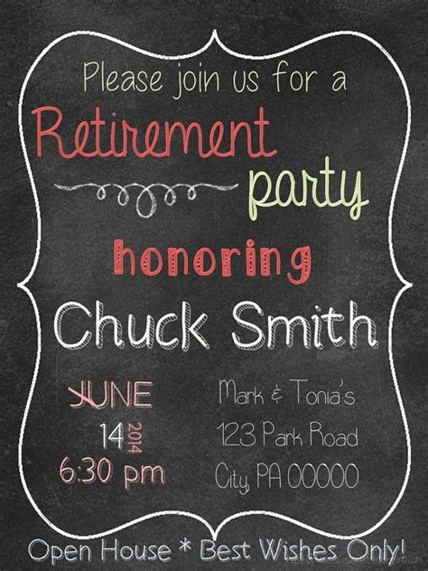 Retirement Invitation By Mtoinvites On Etsy 800 Retirement Party