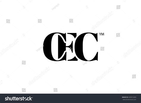 Cec Logo Branding Letter Vector Graphic Stock Vector Royalty Free