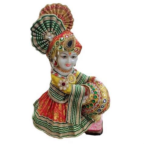 Multicolor Hindu Laddu Gopal Fiber Statue For Worship Sizedimension
