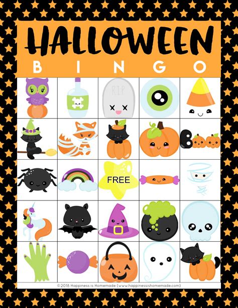 Halloween Bingo Free Printable Halloween Bingo Cards Hot Sex Picture
