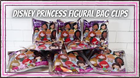 Unboxing Disney Princess Figural Bag Clips Blind Bags Youtube