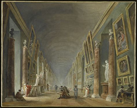 La Grande Galerie Du Louvre Entre 1801 Et 1805 Louvre Collections