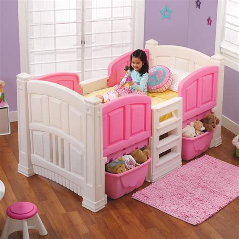 Step 2 Girls Loft And Storage Twin Bed Baby Toddler Furniture