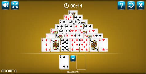 Play Pyramid Solitaire Online For Free Free Pyramid Solitaire Card