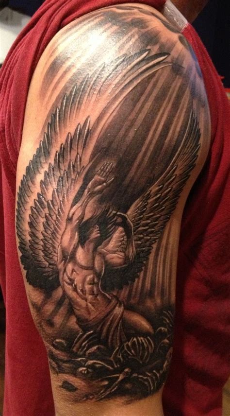 They are a servant of god. Angel Tattoos for Men - Ideas and Inspiration for guys