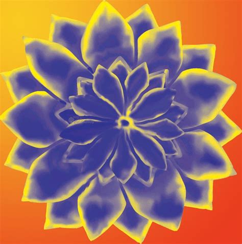 Bountiful Blue And Yellow Flower Laura B Haw Art Celebrativity