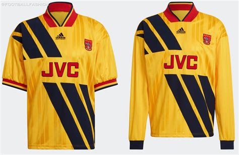 Reissue Arsenal Fc 199394 Adidas Away Kit Football Fashion