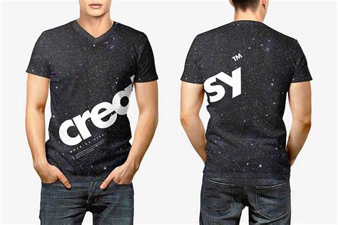 Black t shirt mockup front and back free – white inside shirt European