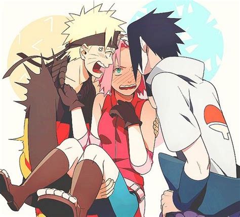 Sasuke Kissing Sakura Naruto Jealous Sakura Blushing I Like This